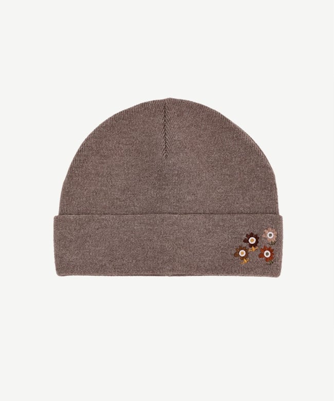  YARGICI Çiçek Nakışlı Bere