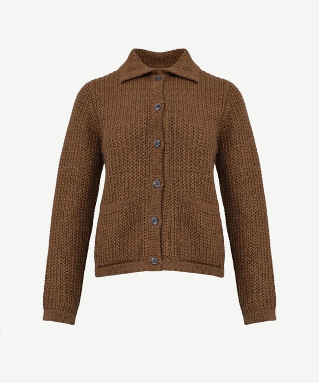  YARGICI Ceket Yakalı Triko Hırka