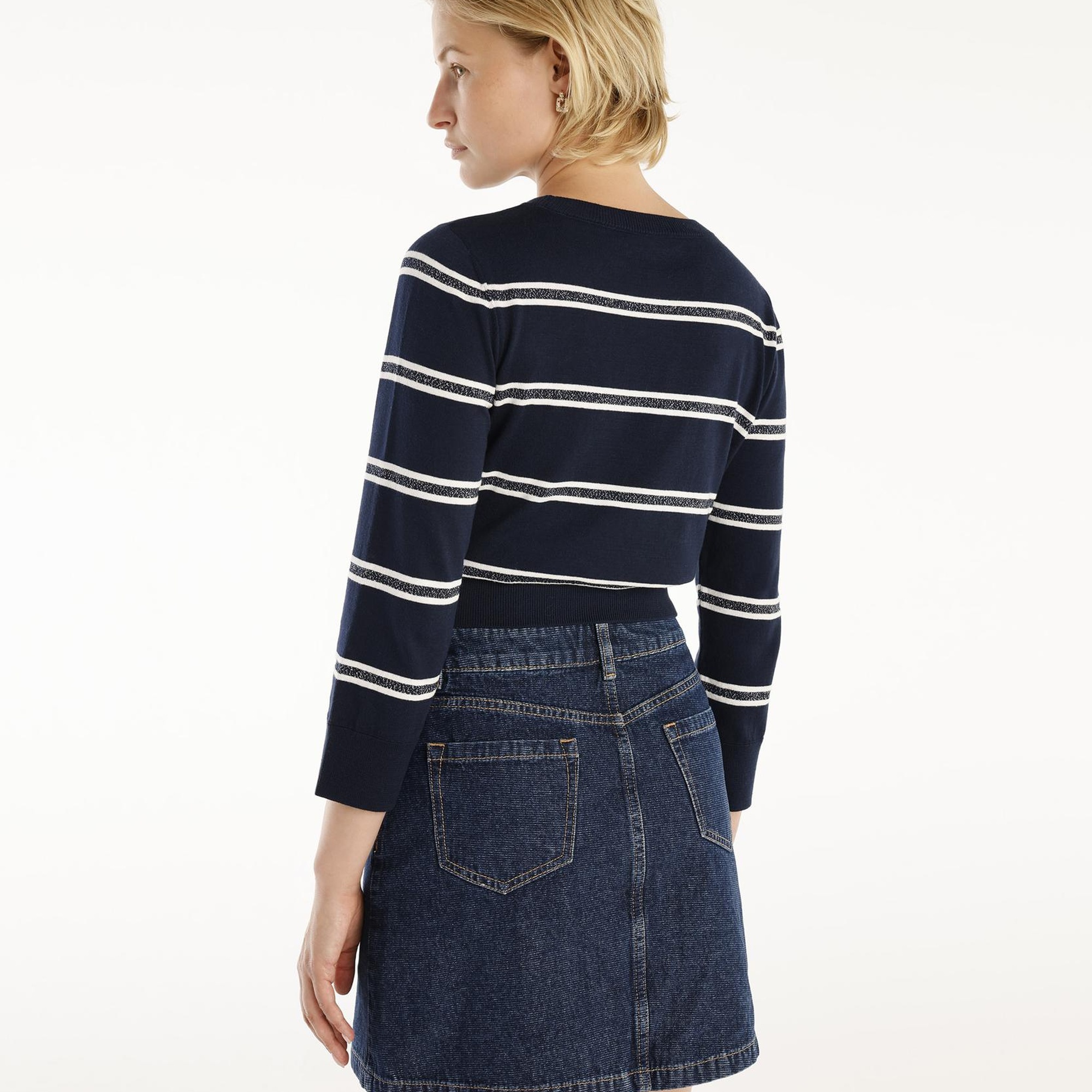 YARGICI Bisiklet Yaka Uzun Kollu Triko