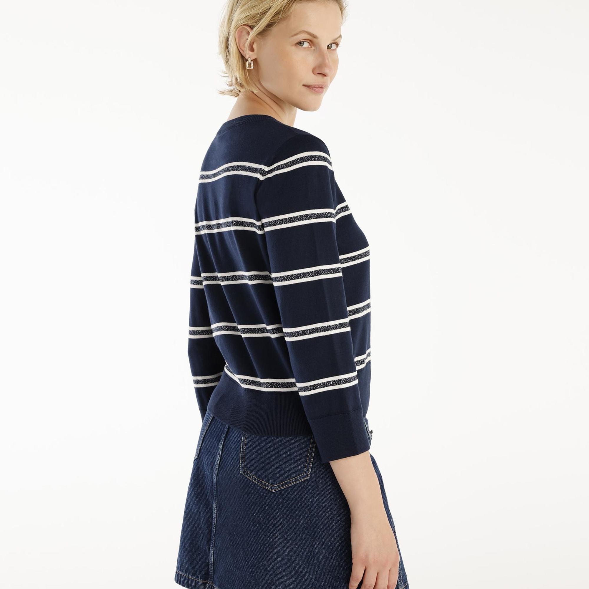 YARGICI Bisiklet Yaka Uzun Kollu Triko