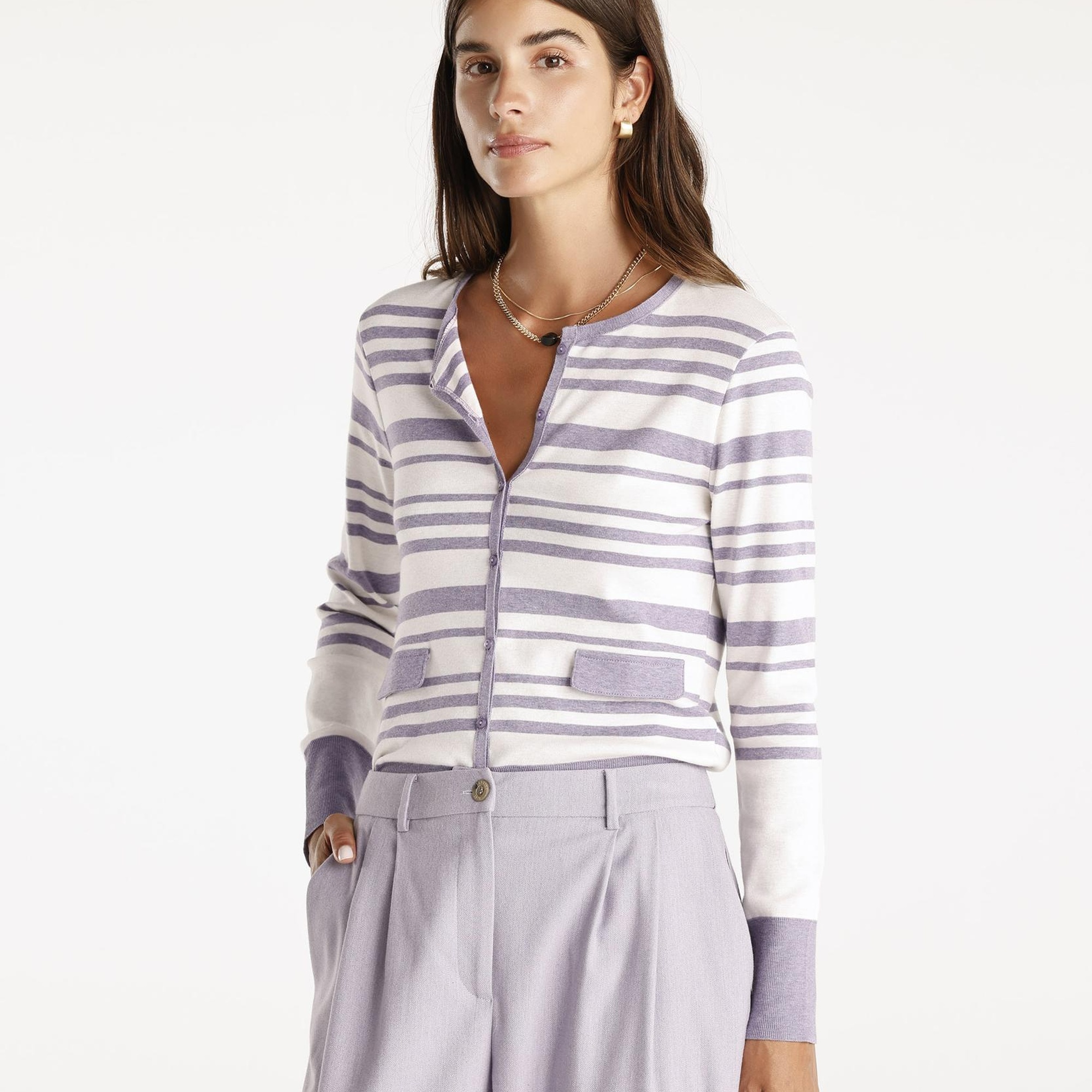 YARGICI Cep Detayli Bisiklet Yaka Triko