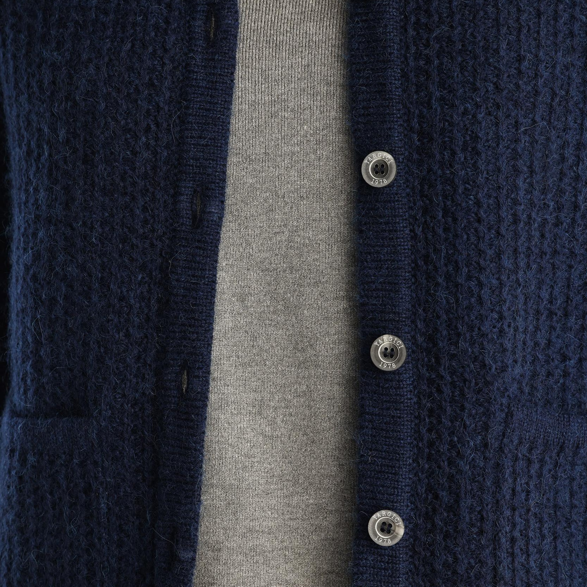 YARGICI Ceket Yakalı Triko Hırka