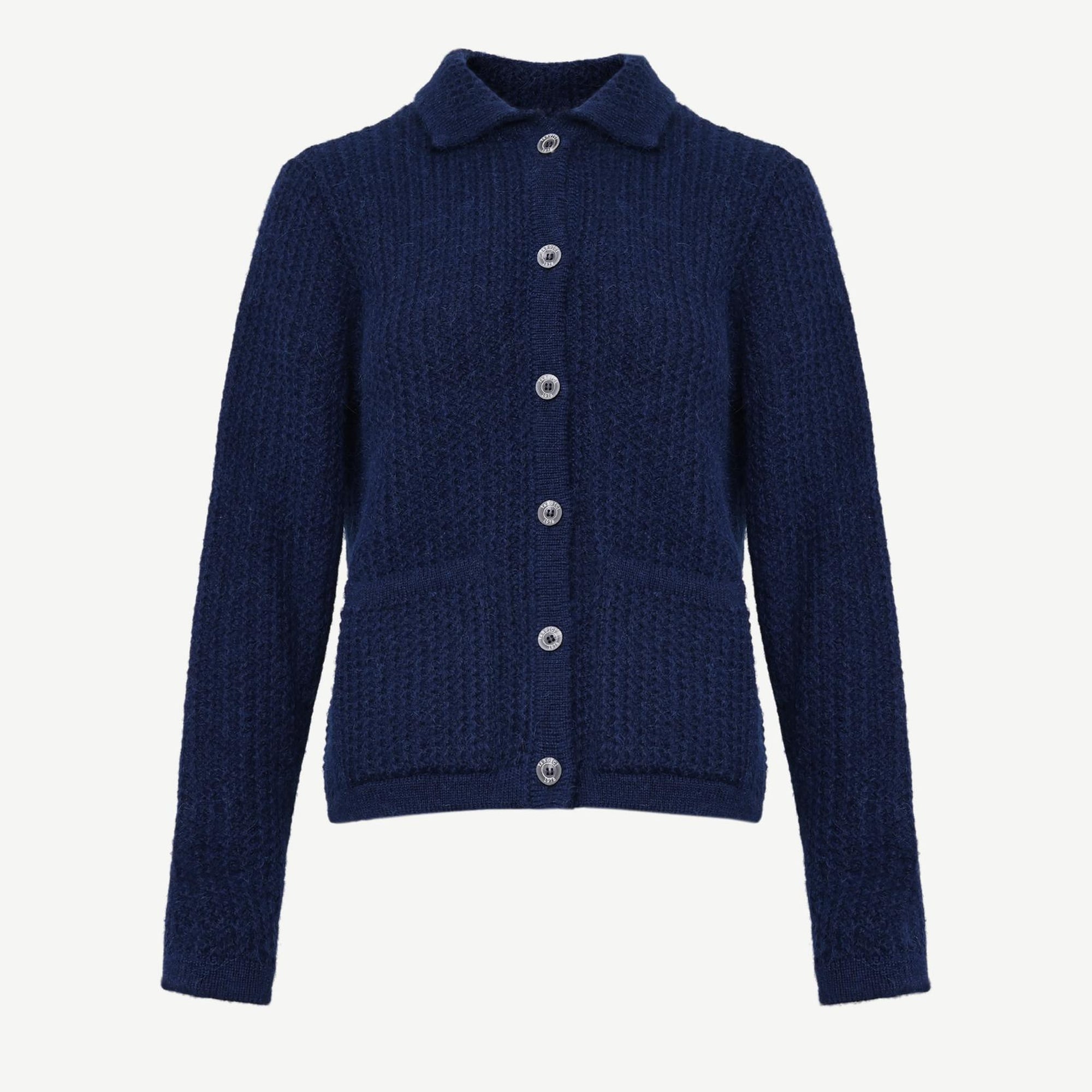 YARGICI Ceket Yakalı Triko Hırka