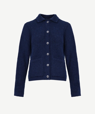  YARGICI Ceket Yakalı Triko Hırka