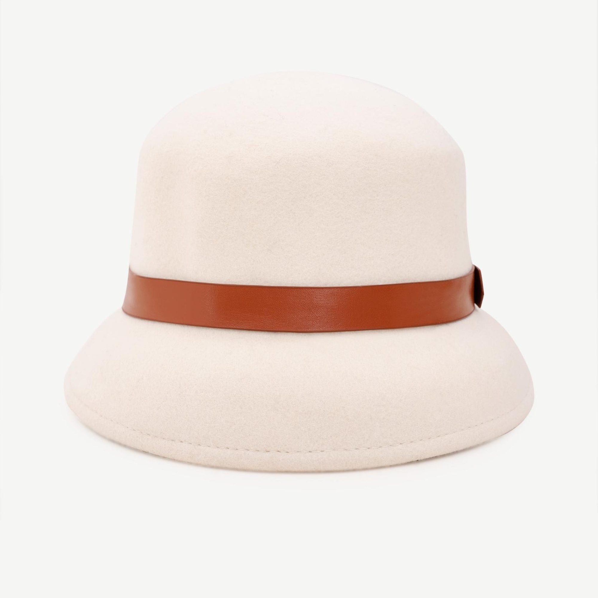 YARGICI Yün Kemer Detaylı  Şapka