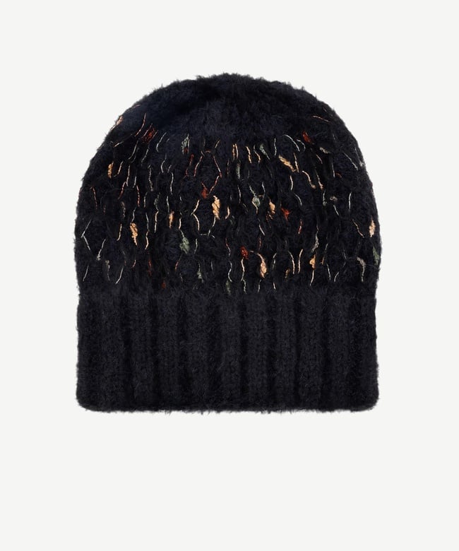  YARGICI Renkli İp Detaylı Bere