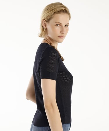  YARGICI Bisiklet Yaka Kısa Kollıu Triko