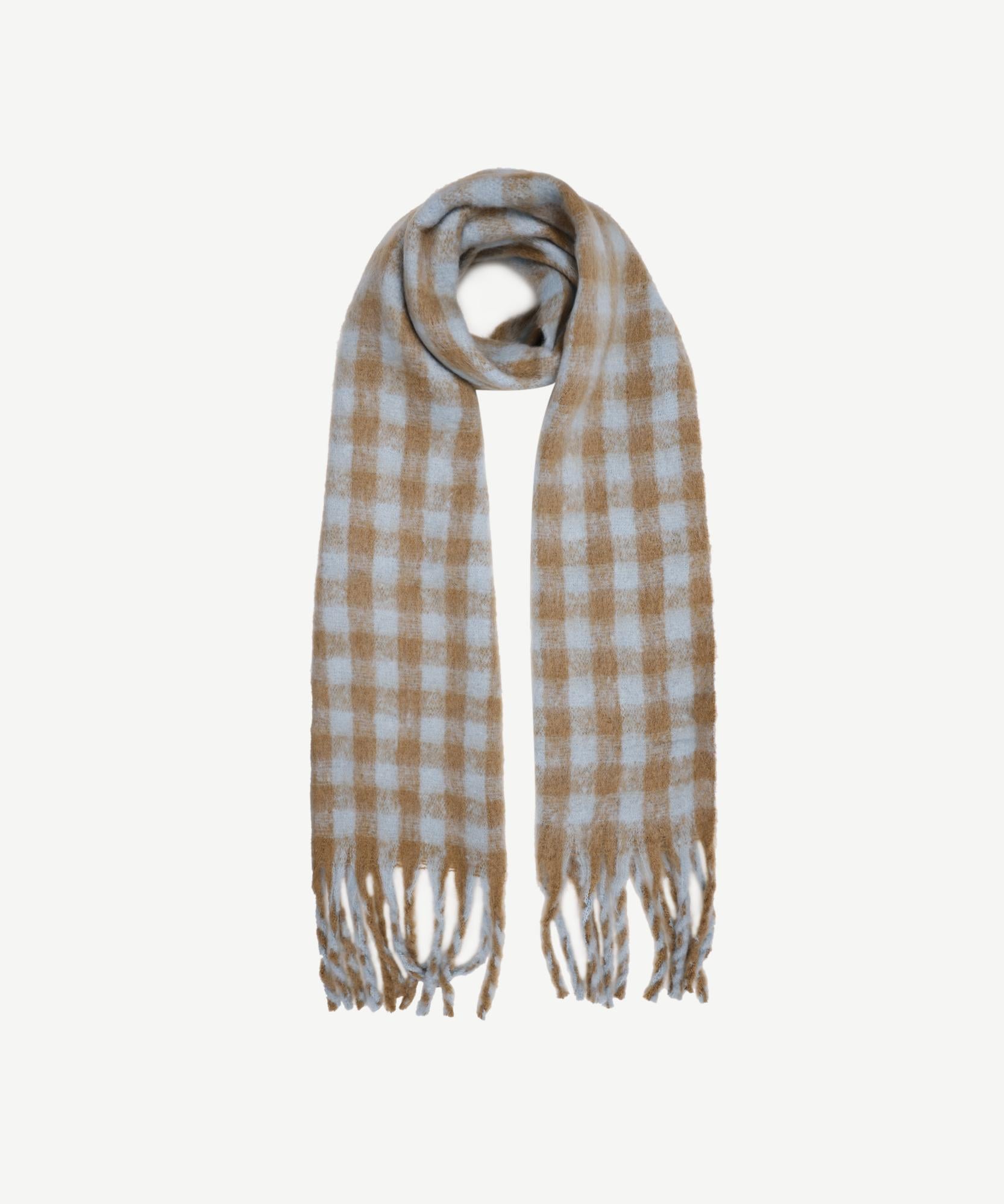  YARGICI Küçük Kare Desenli Şal