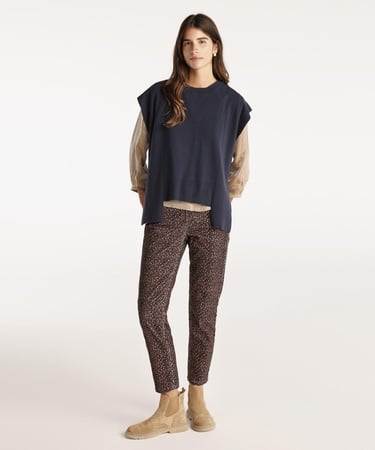  YARGICI Panel Detaylı Triko Yelek