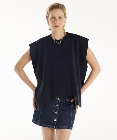  YARGICI Panel Detaylı Triko Yelek