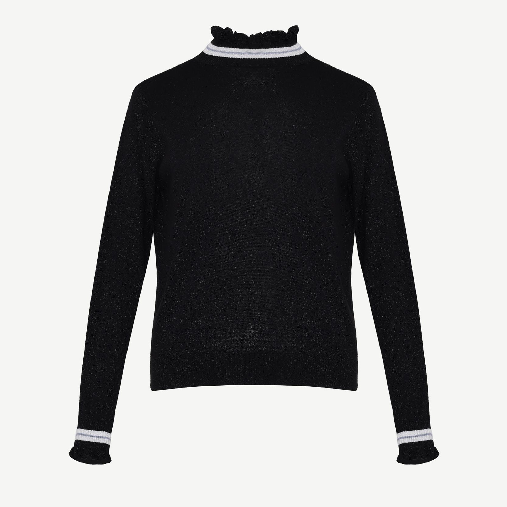 YARGICI Bisiklet Yakalı Kazak