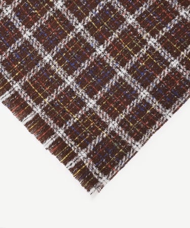  YARGICI Renk Geçişli Ve Kareli Şal