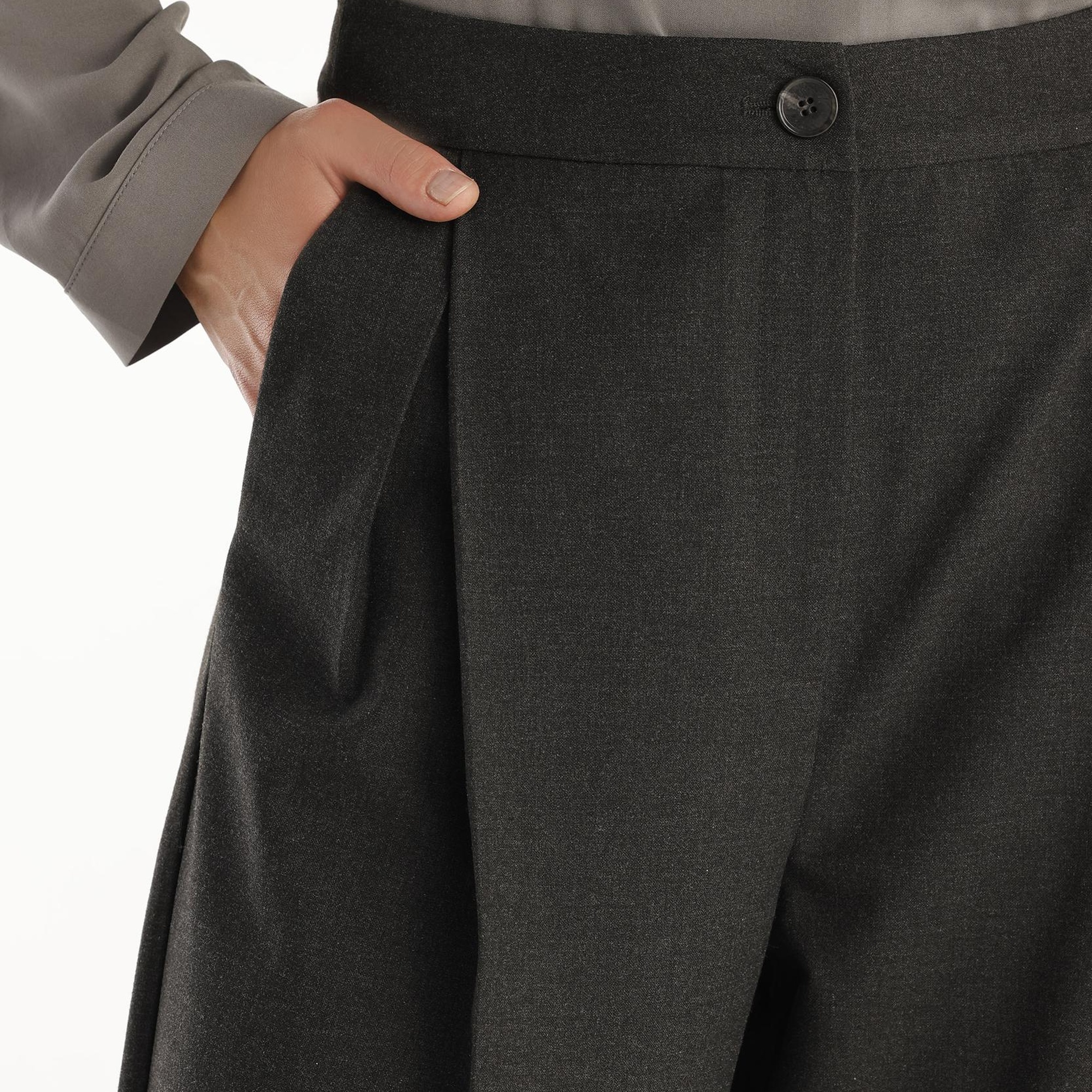 YARGICI Dökümlü Pilili Pantolon