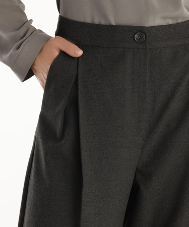  YARGICI Dökümlü Pilili Pantolon