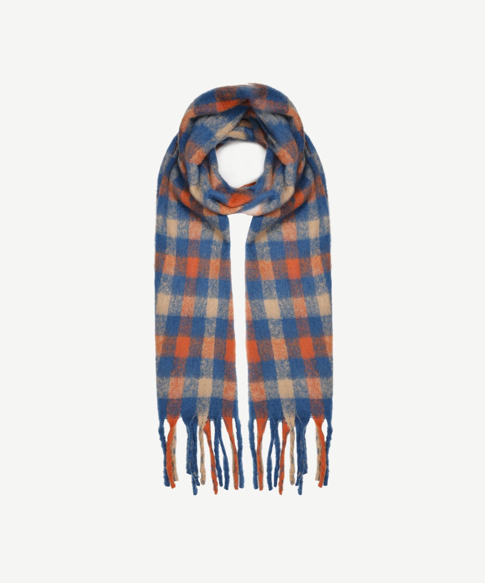  YARGICI Küçük Kare Desenli Şal