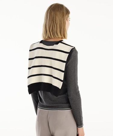  YARGICI Bisiklet Yakalı Hırka Triko