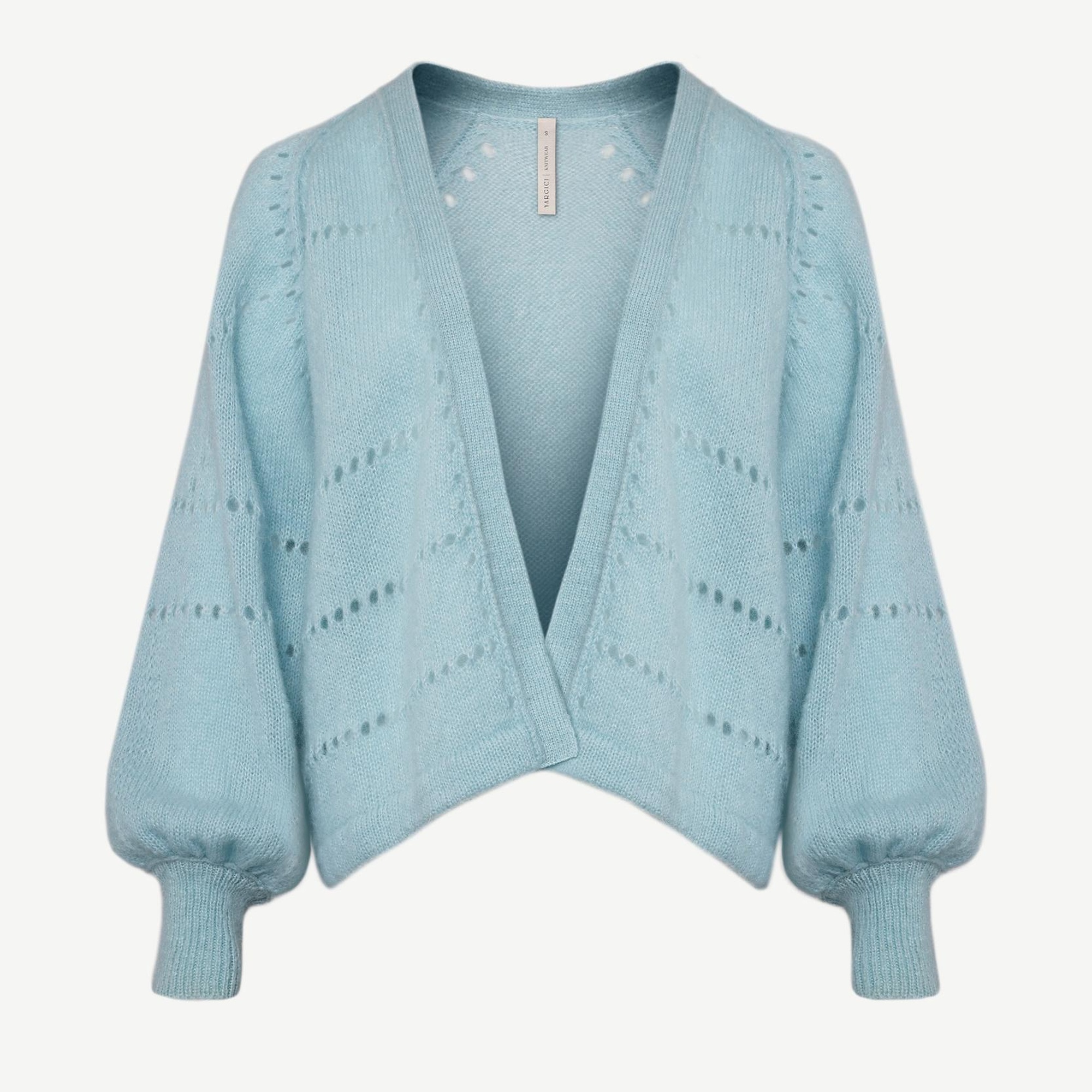 YARGICI V Yaka Kısa Hırka