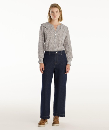  Normal Bel Rahat Kesim Denim Pantolon