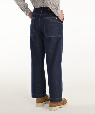  Normal Bel Rahat Kesim Denim Pantolon