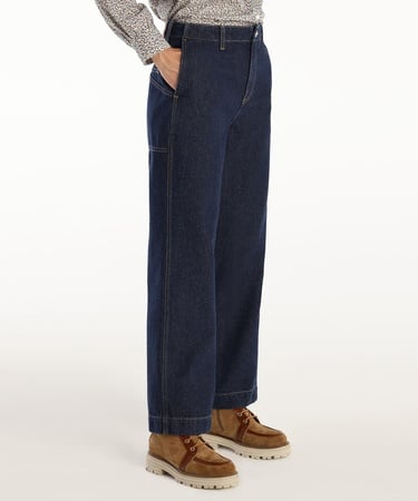  Normal Bel Rahat Kesim Denim Pantolon