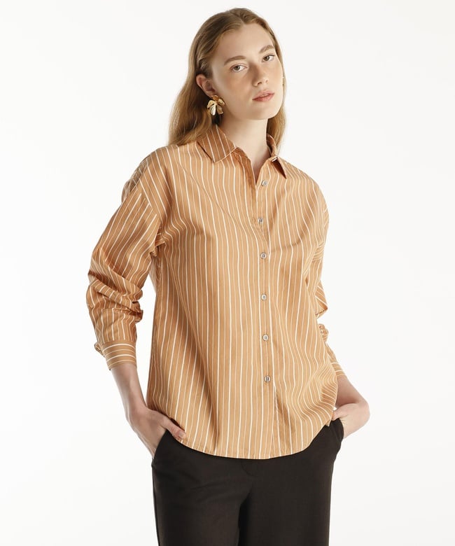  YARGICI Renkli Düğmeli Gömlek