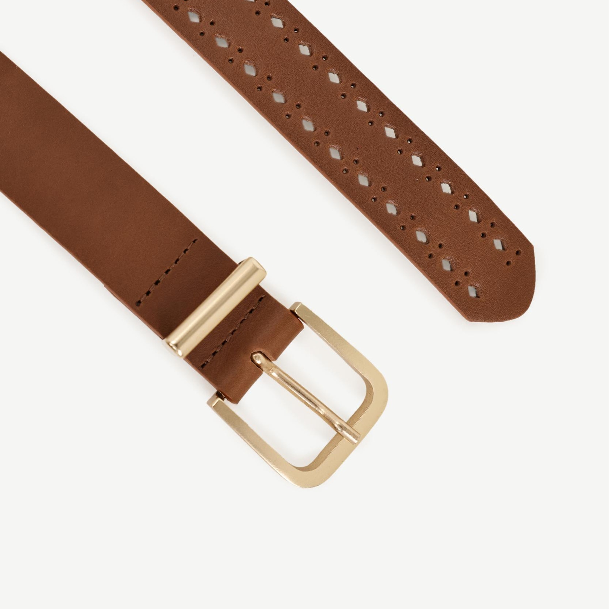 YARGICI Zımba Detaylı Deri Kemer