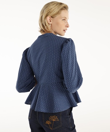  YARGICI Kurdele Detaylı Bluz