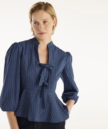  YARGICI Kurdele Detaylı Bluz