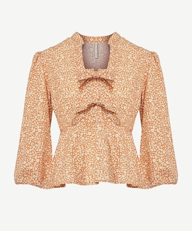  YARGICI Kurdele Detaylı Bluz