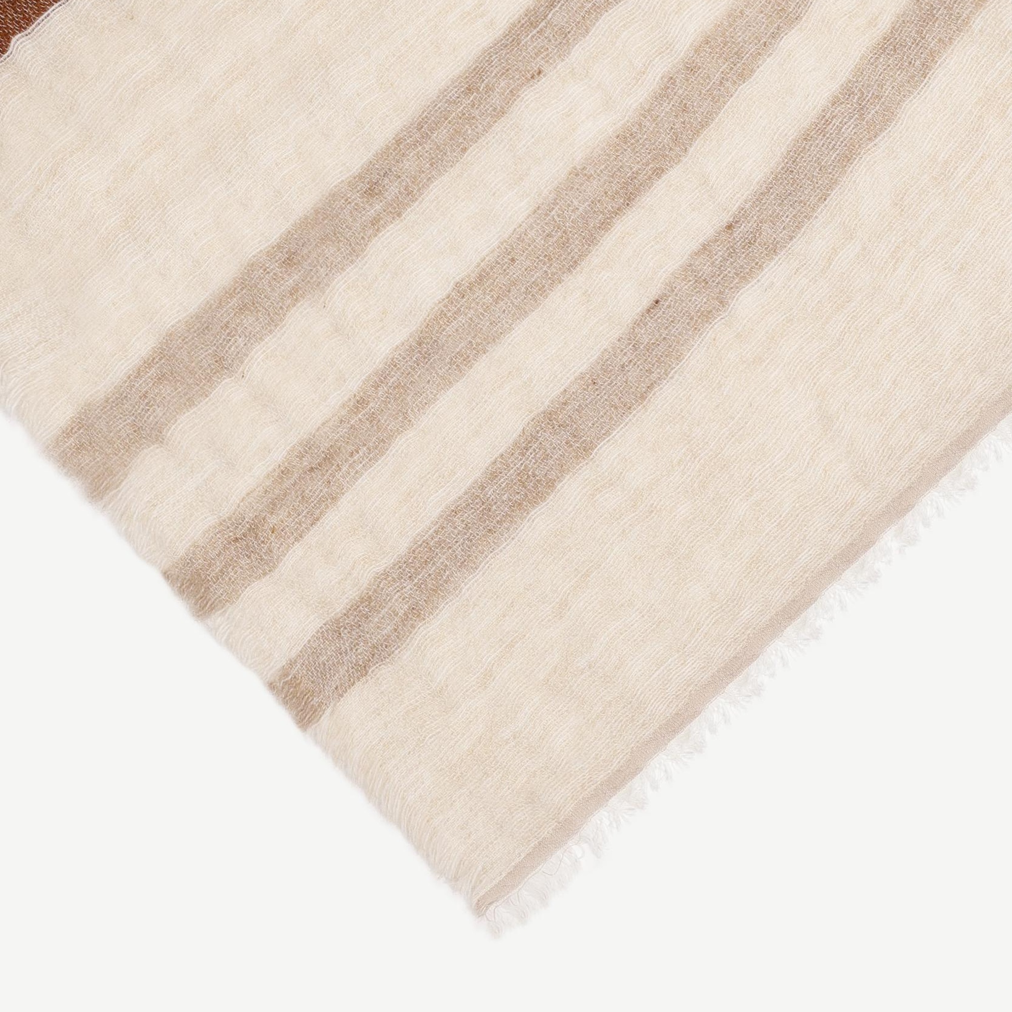 YARGICI Çizgili Yün Şal