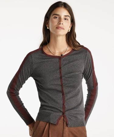  YARGICI Blok Renkli Bisiklet Yaka Triko