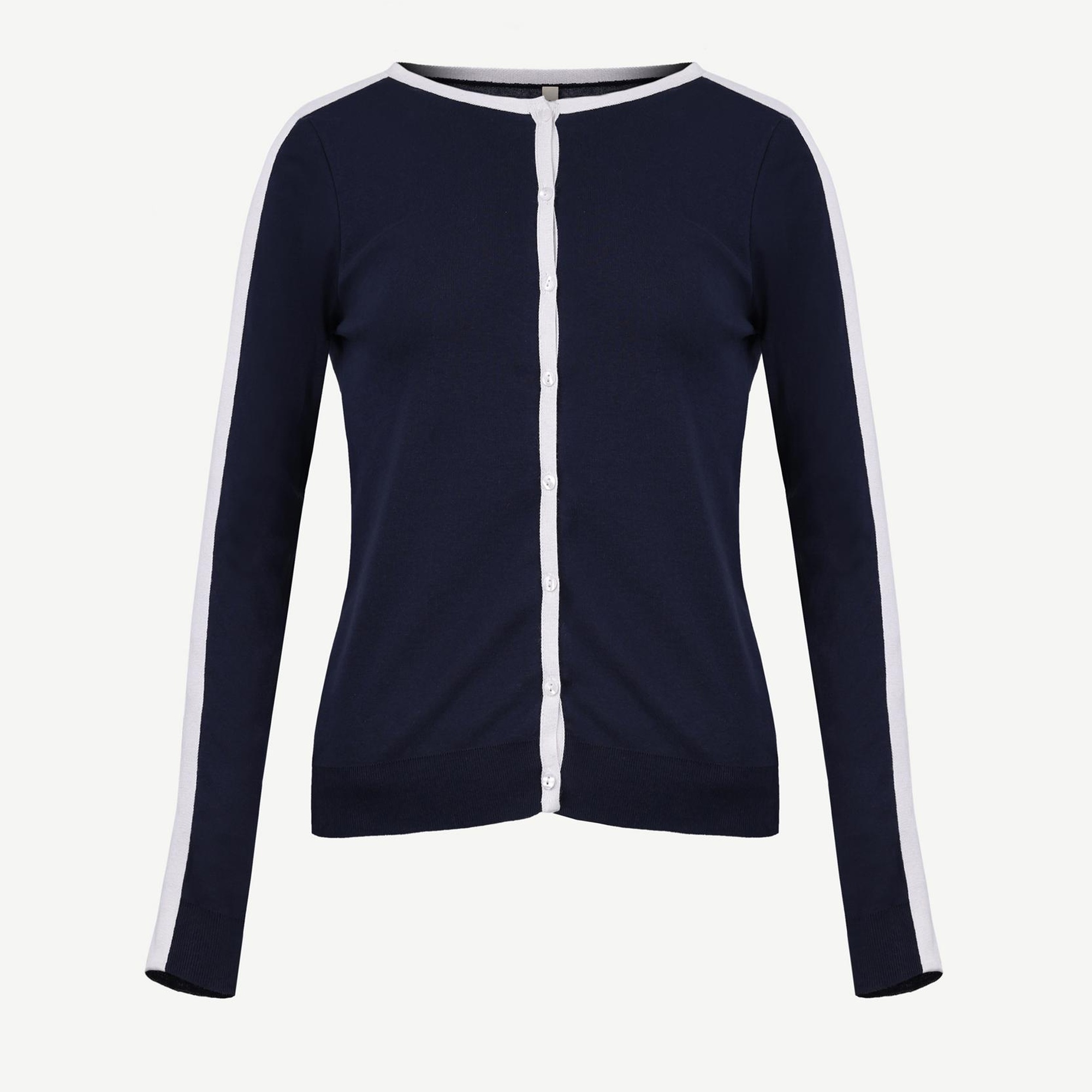 YARGICI Blok Renkli Bisiklet Yaka Triko