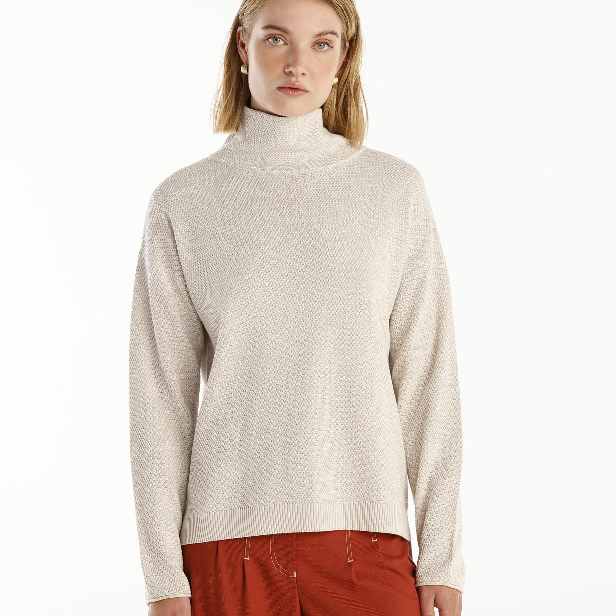 YARGICI Geniş Dik Yakalı Kazak