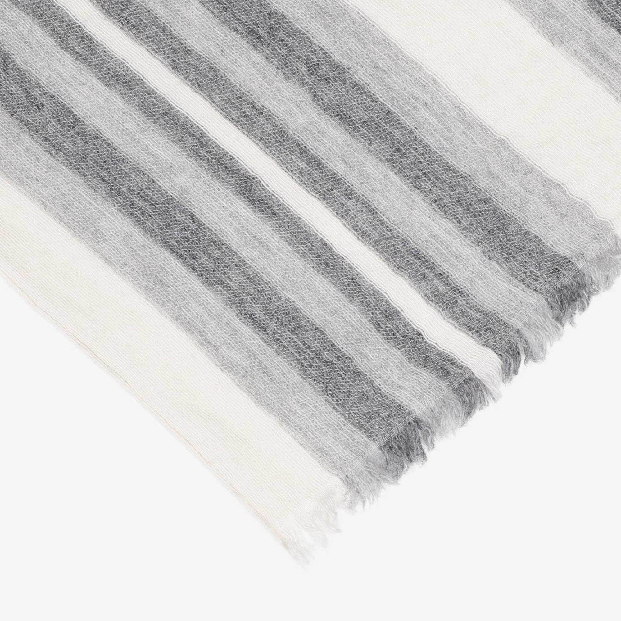 YARGICI Çizgili Yün Şal