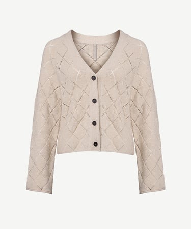  YARGICI V Yaka Dekorlu Hırka