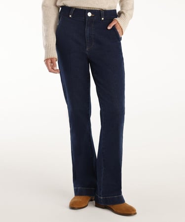  YARGICI Yüksek Bel Bootcut Denim Pantolon