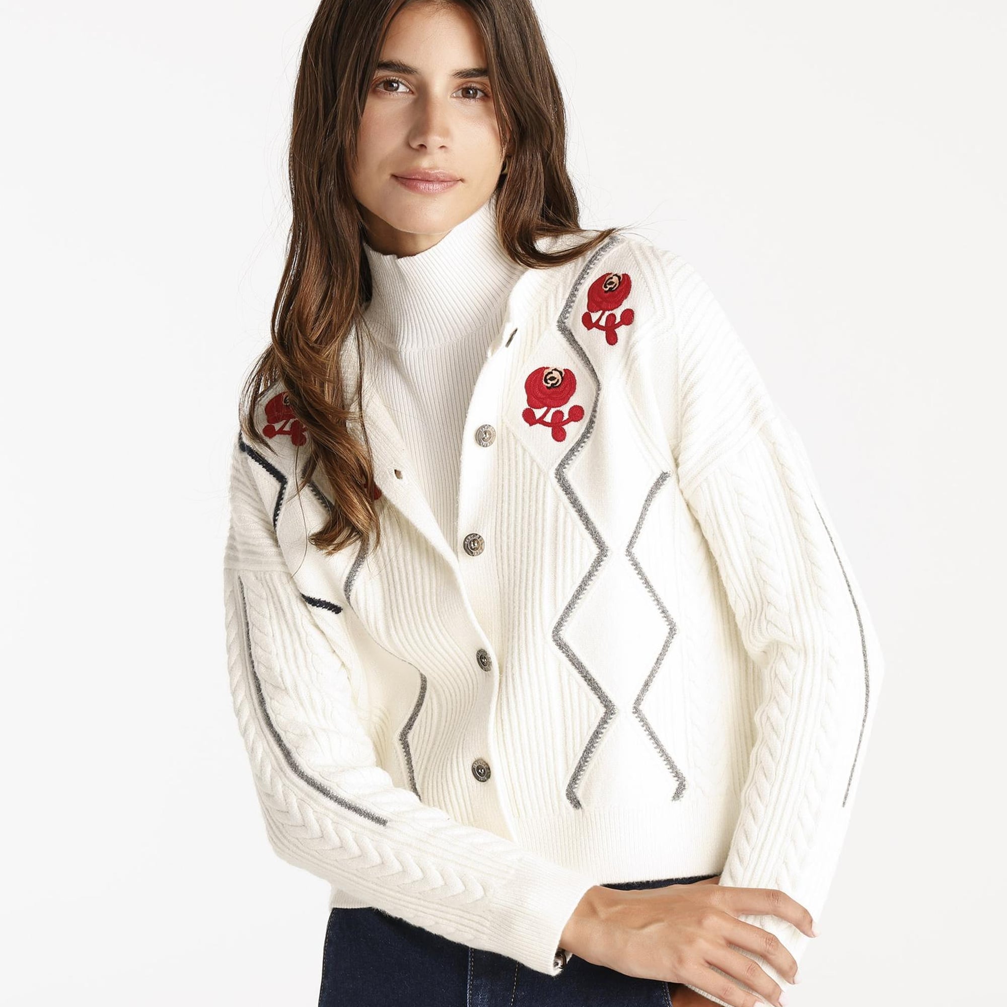 YARGICI Bisiklet Yakalı Hırka