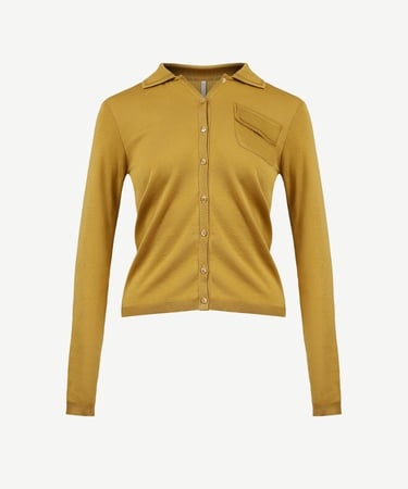  YARGICI Üst Cep Detayli Triko