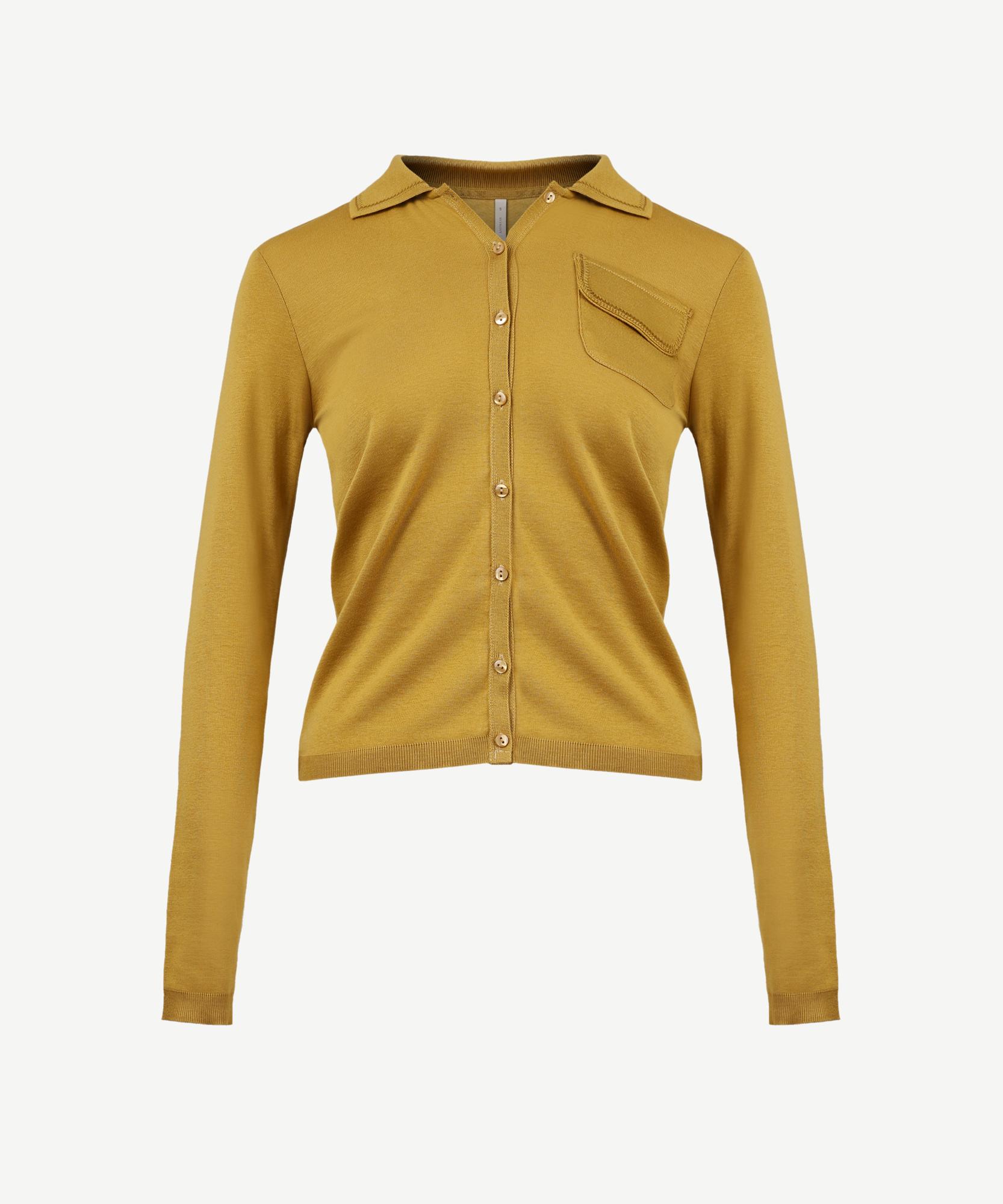  YARGICI Üst Cep Detayli Triko