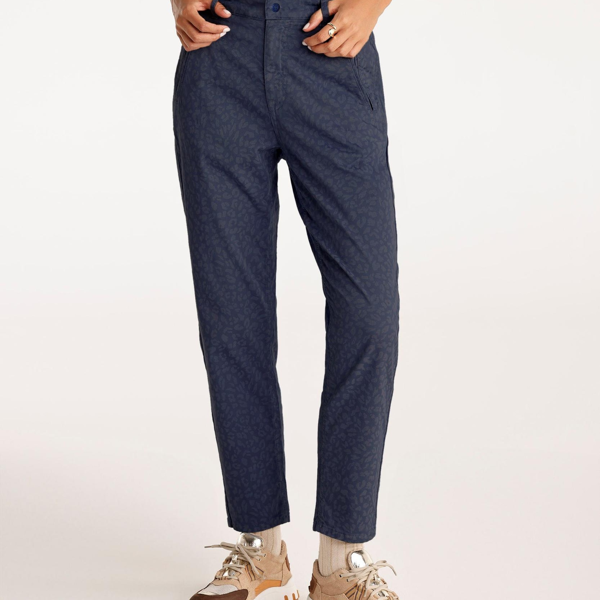 YARGICI Fleto Cepli Yüksek Bel Dar Kesim Pantolon