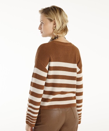  YARGICI Bisiklet Yakalı Geniş Kolu Kazak