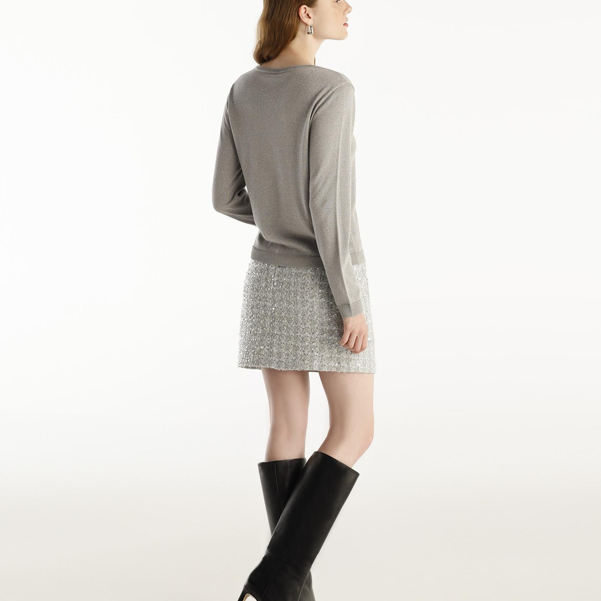 YARGICI Bisiklet Yakalı Uzun Kollu Triko