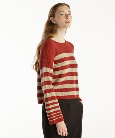  YARGICI Bisiklet Yakalı Geniş Kolu Kazak