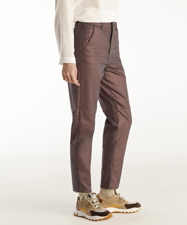  YARGICI Kesik Detaylı Yüksek Bel Düz Kesim Pantolon