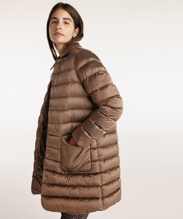  YARGICI Kapitoneli Uzun Pardösü