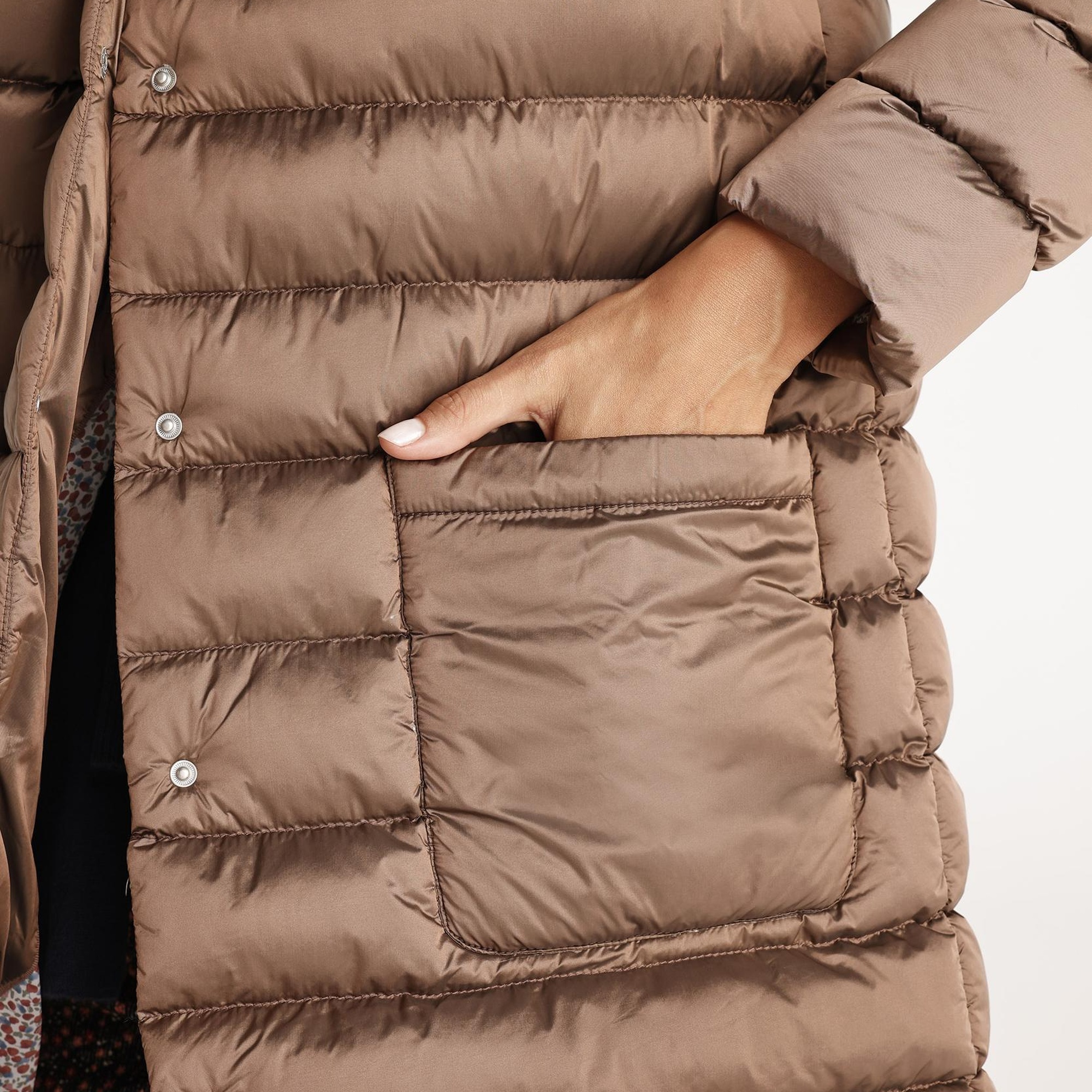 YARGICI Kapitoneli Uzun Pardösü