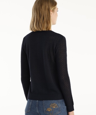  YARGICI Bisiklet Yaka Hırka