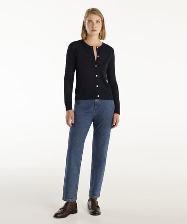  YARGICI Bisiklet Yaka Hırka