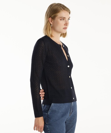  YARGICI Bisiklet Yaka Hırka