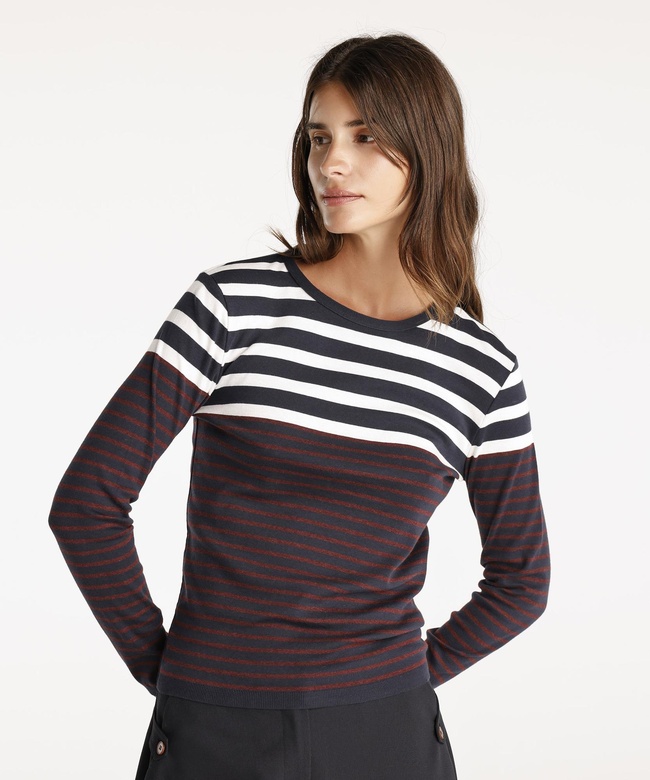  YARGICI Renk Bloklu Triko